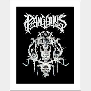 Death Metal Skull | Deathcore Skulls | Metal Skulls Posters and Art